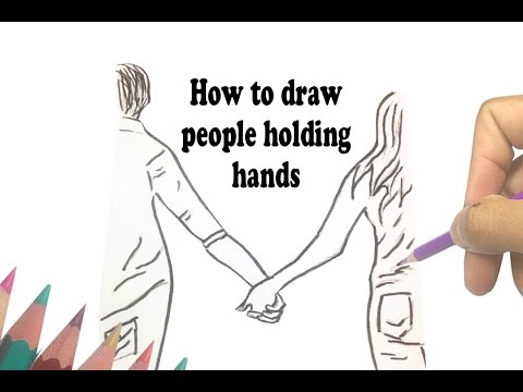 480x360 How To Draw People Holding Hands