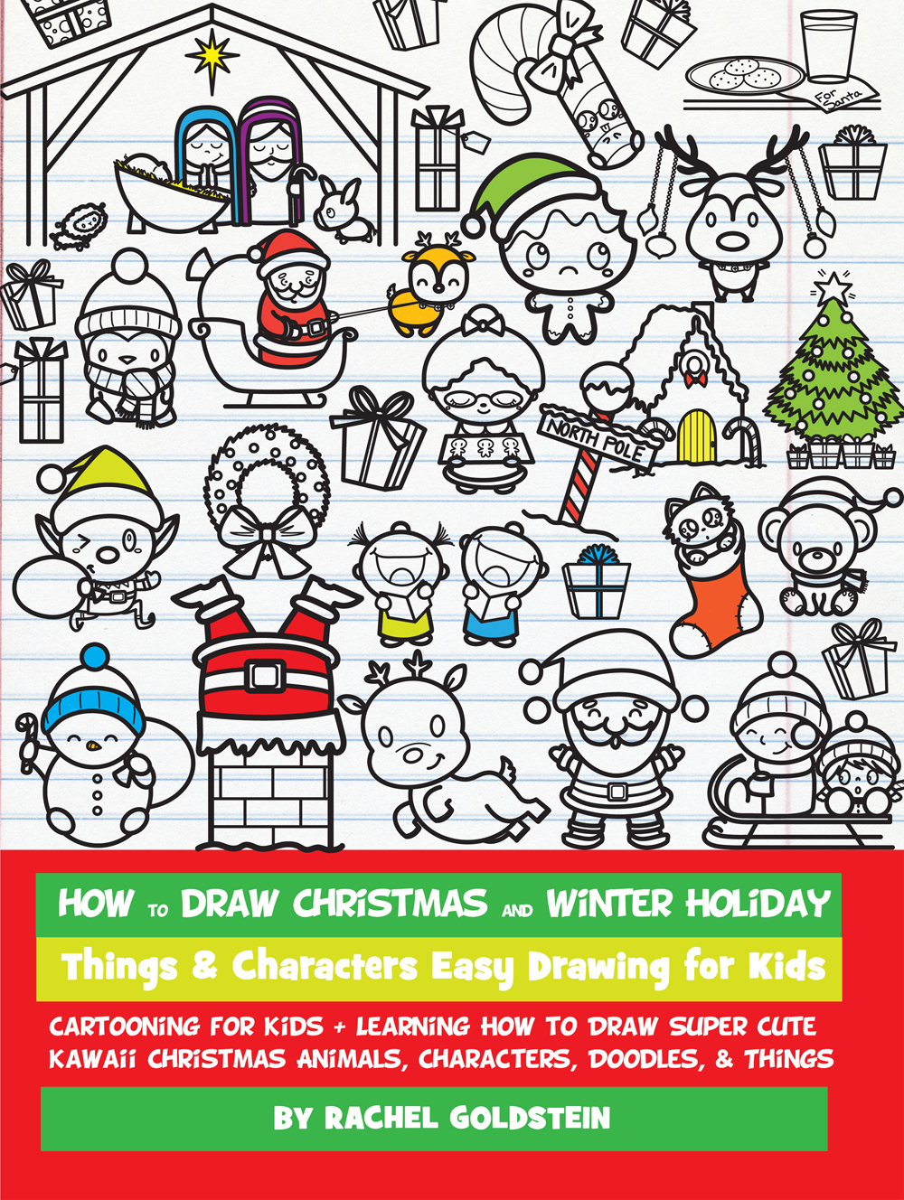 1000x1328 How To Draw Christmas And Winter Holiday Things Amp Characters Easy