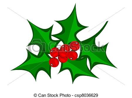 450x335 Illustration Of Holly Berry Eps Vectors