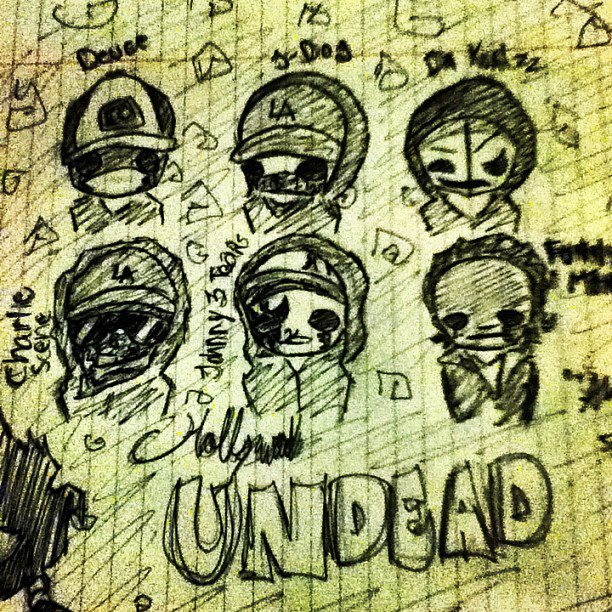 612x612 Hollywood Undead Drawing By Skullsforselena