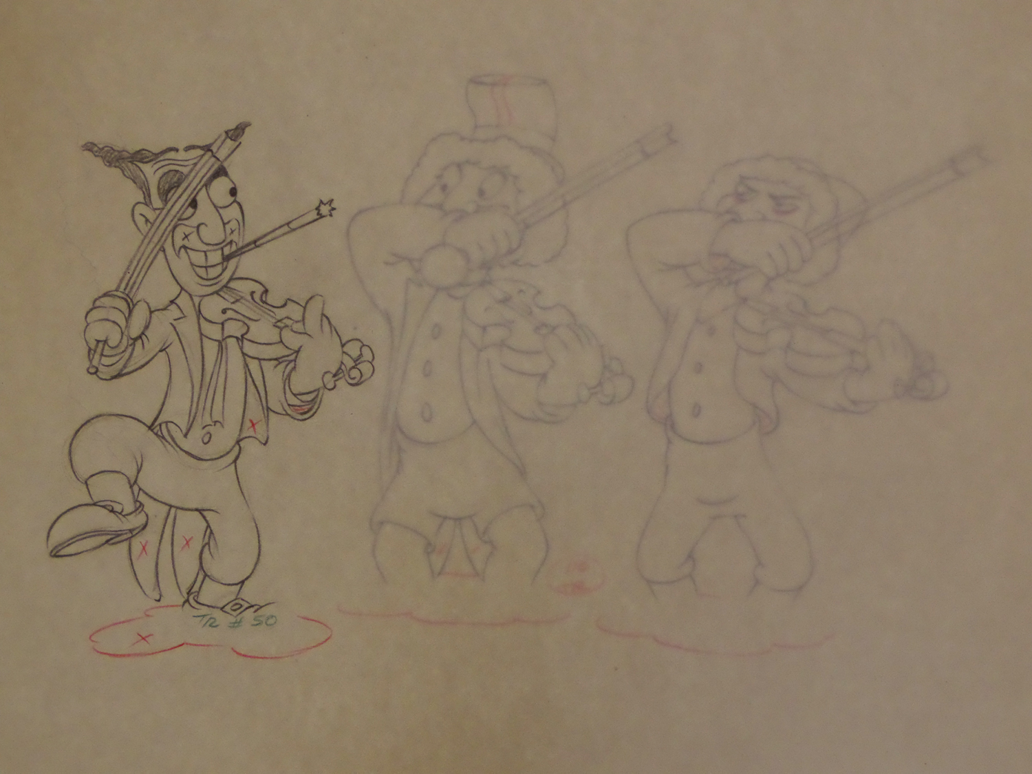1500x1125 Mother Goose Goes Hollywood Production Drawing