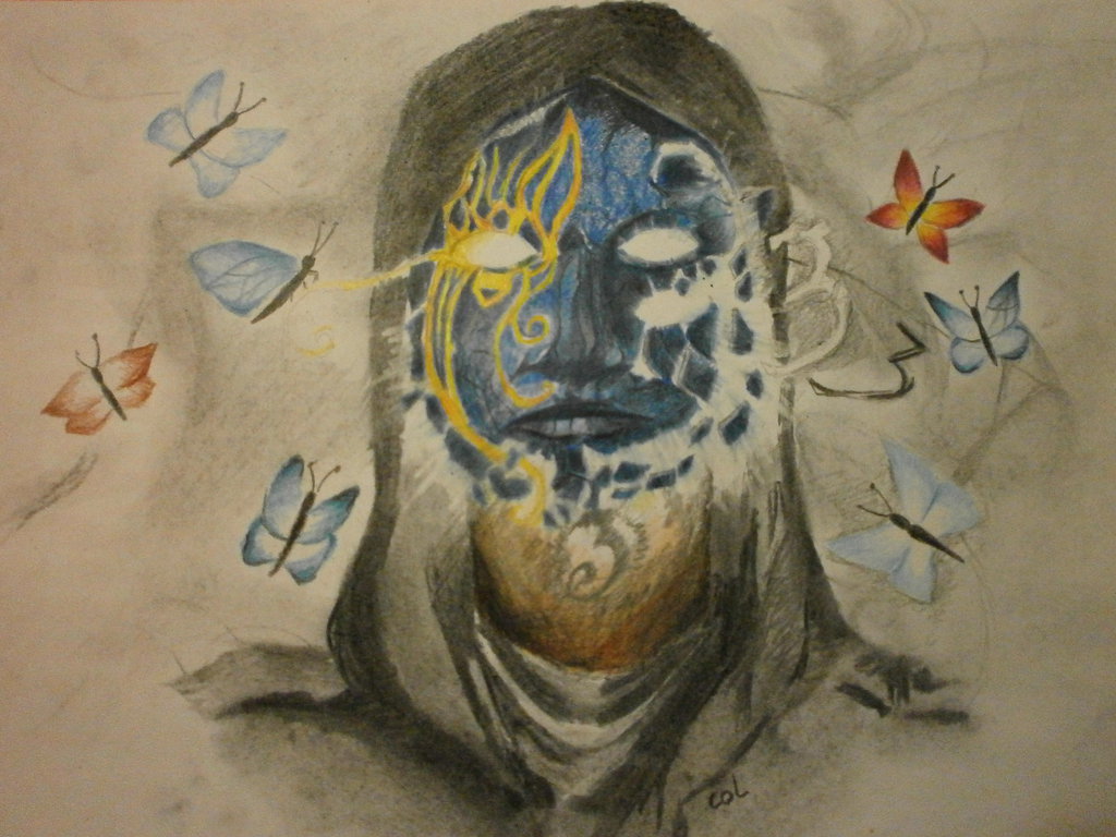 1024x768 The Mask Of Johnny 3 Tears Hollywood Undead By Ashwiniclocwork