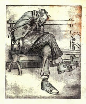 329x400 Drawing And Homeless People