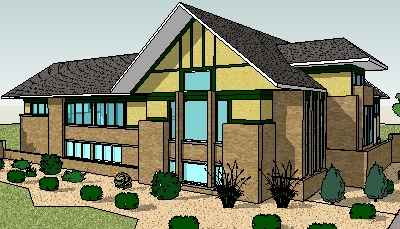400x229 House Drawing Design Rustic Home Plans Design One Floor Bungalow