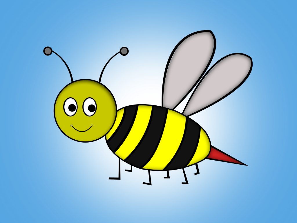 1024x768 Cartoon Drawing Honey Bee Beehive Bee Handdrawn Seamless Cartoon