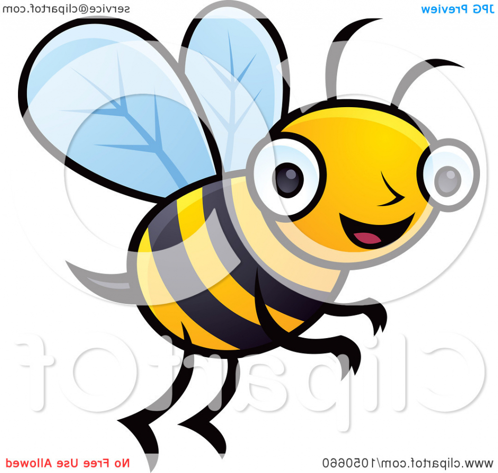 1024x971 Cartoon Drawing Of A Honey Bee