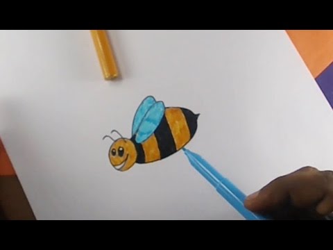 480x360 How To Draw A Honey Bee