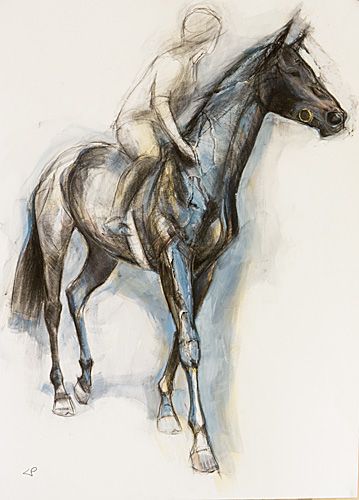 359x500 Striding Horse, Louise Pallister
