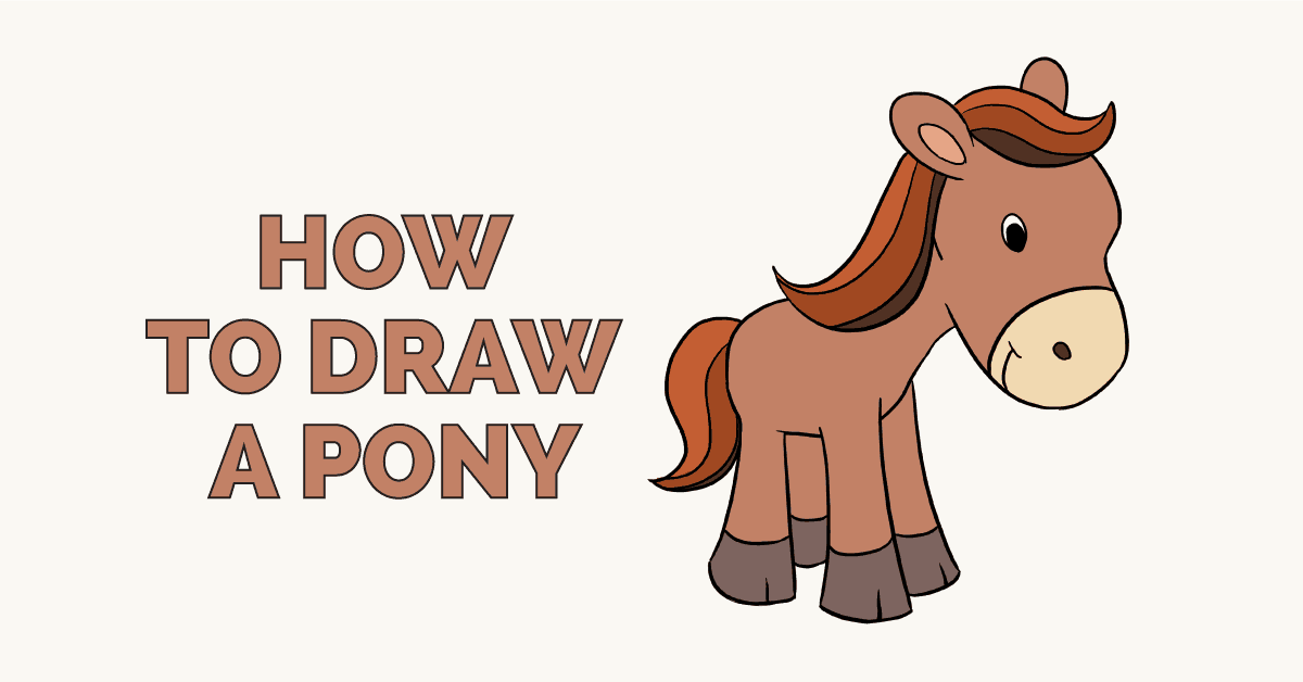 1200x628 How To Draw A Pony