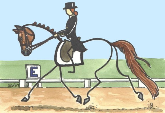 570x391 Stick Figure Horse Drawing!! Were So Gonna Try This!!! Grab