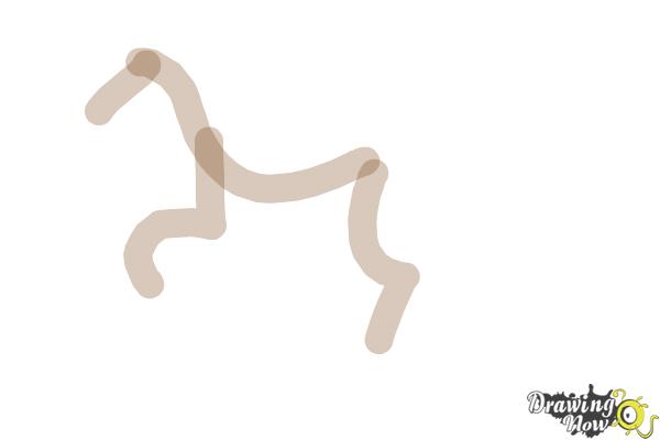 600x400 How To Draw A Horse Step By Step