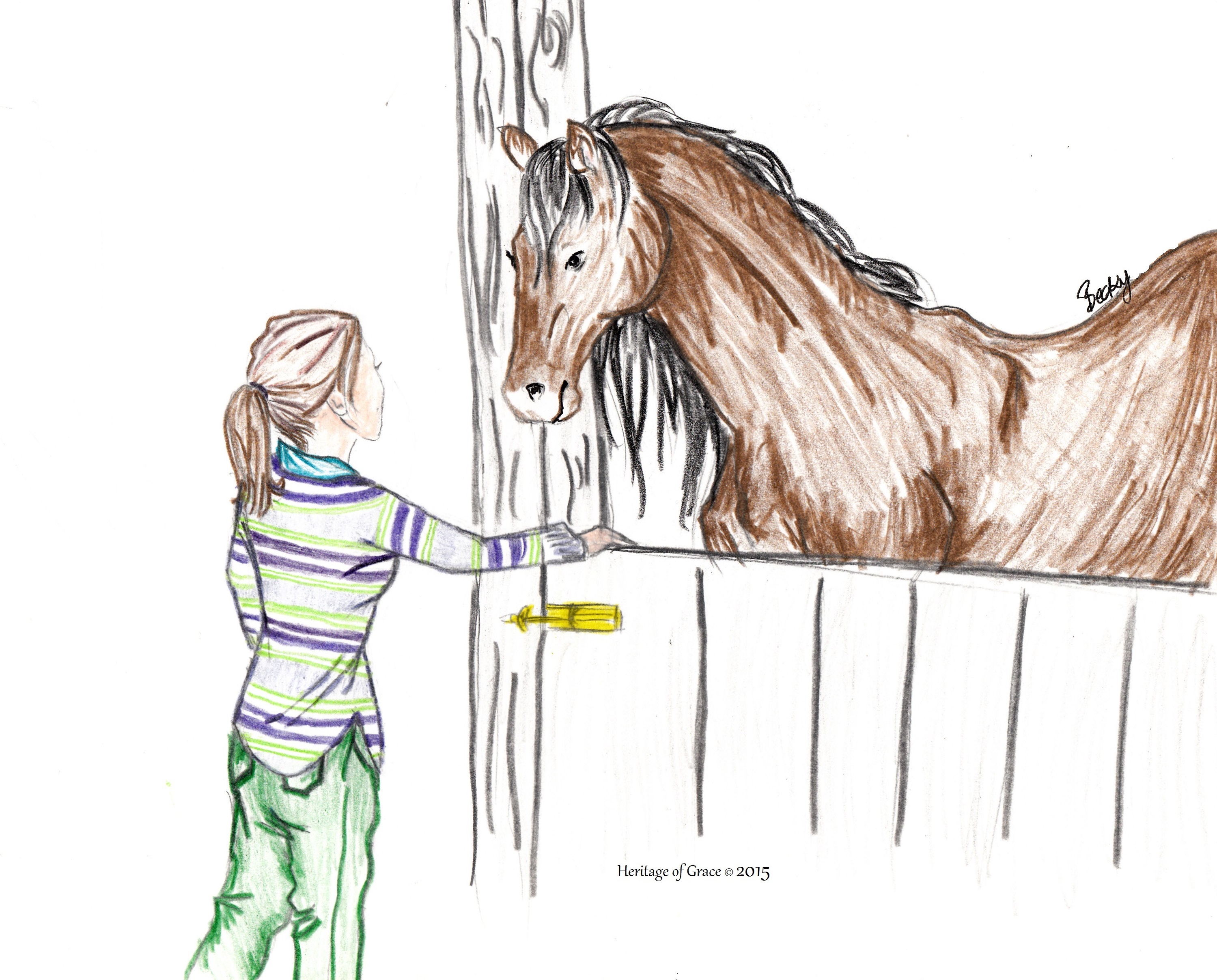 2999x2415 A Collection Of Horse Sketches