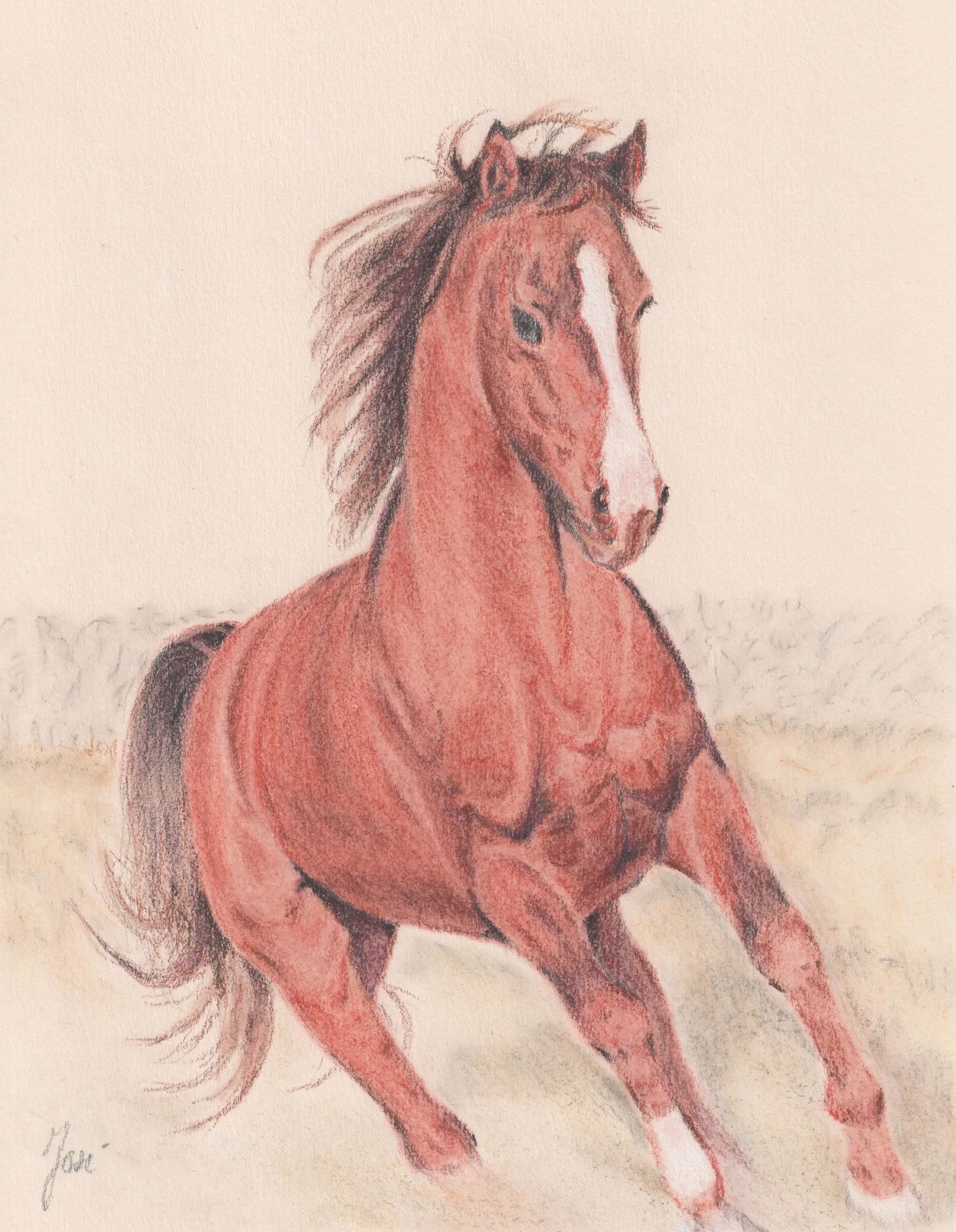 2382x3071 Horse On The Run Art Gallery Jose