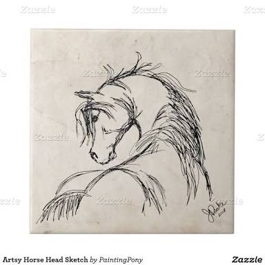 384x384 How To Draw A Horse Head Step By Step