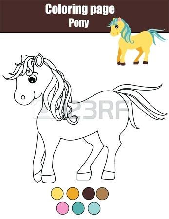 347x450 Horse Drawing For Kids
