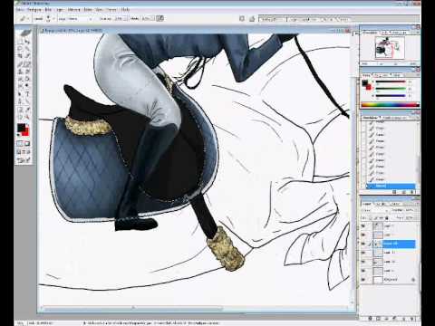 480x360 Speed Painting Jumping Horse