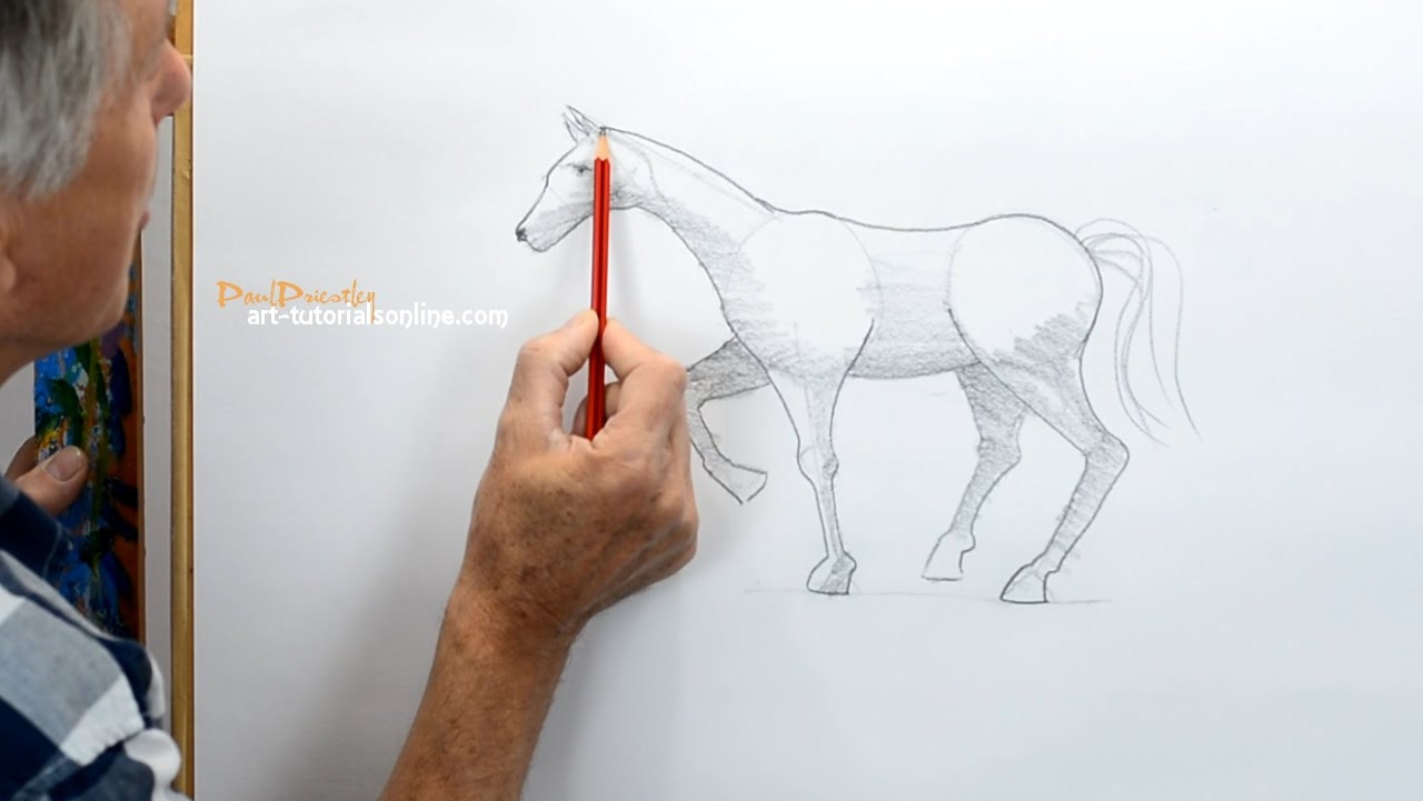 1280x721 How To Draw A Horse Simply