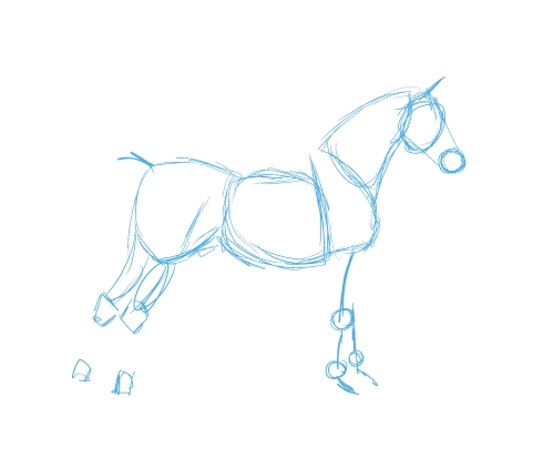 499x414 Live Laugh Ride How To Draw An Arabian Horse