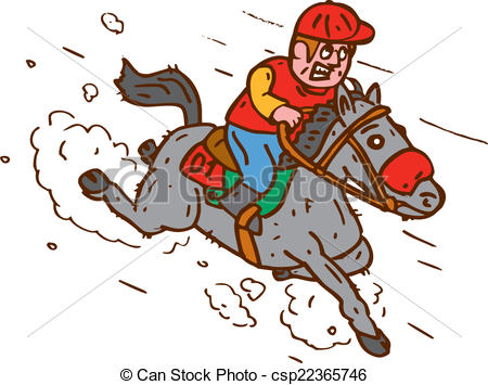 Horse Racing Drawing at GetDrawings | Free download