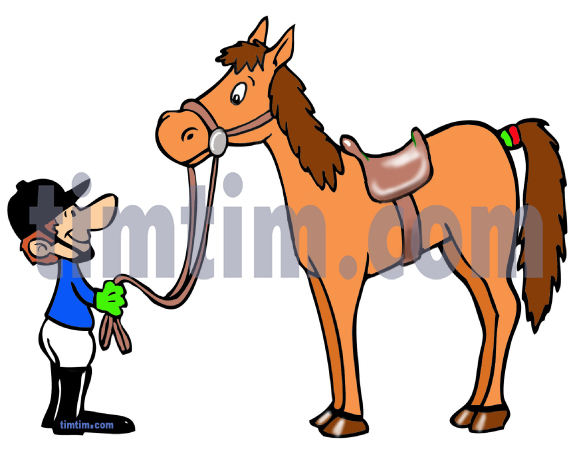 573x458 Free Drawing Of Horse And Rider From The Category Farm Animals