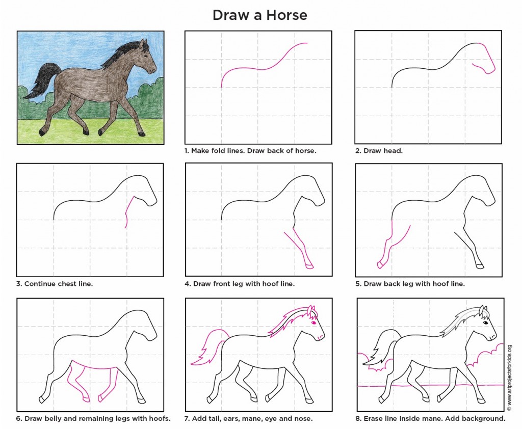 1024x842 How To Draw A Horse Dr Odd Home Decor Modern Ideas