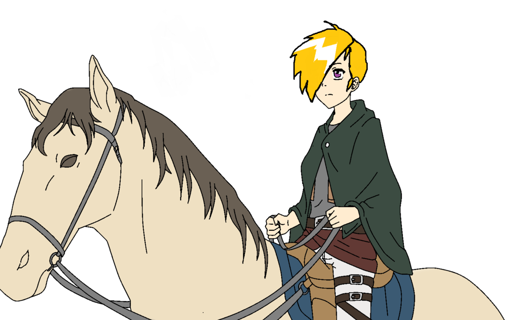 1024x646 Attack Titan Horse Riding Nico By Zerenag