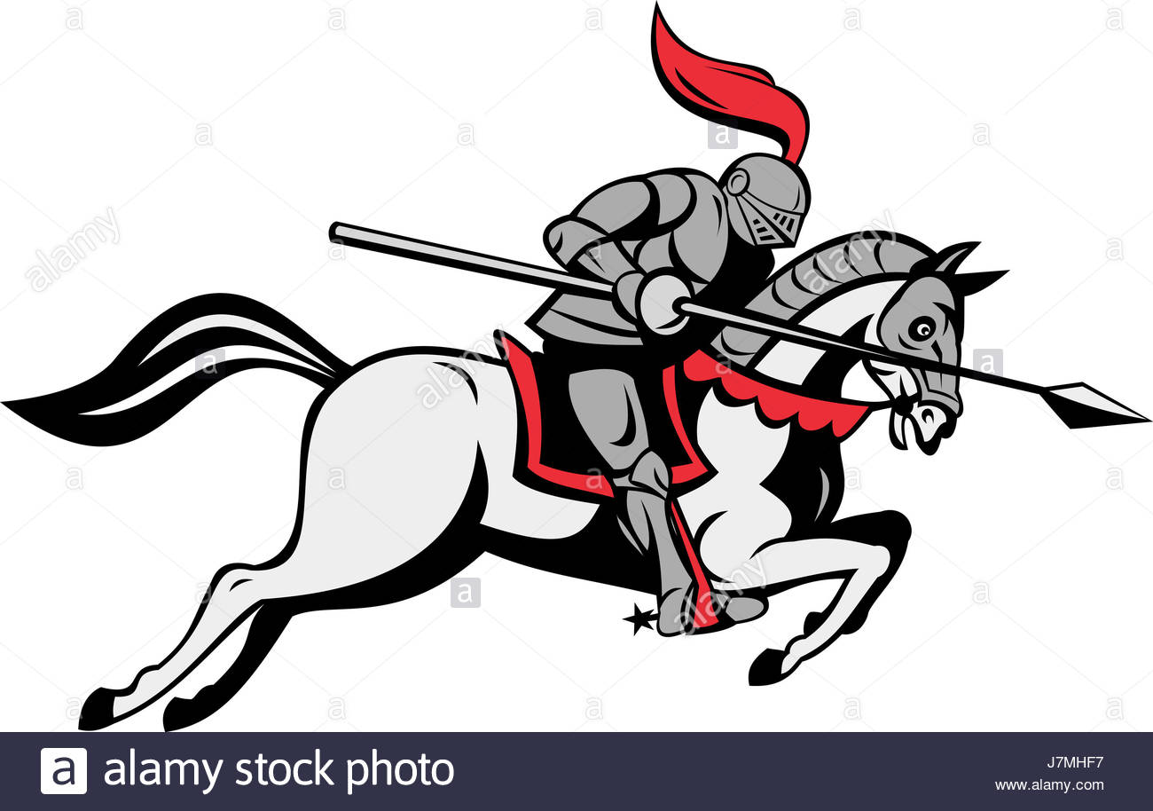 1300x914 Horse Riding Rider Equestrian Medieval Lance Knight Horse Stock