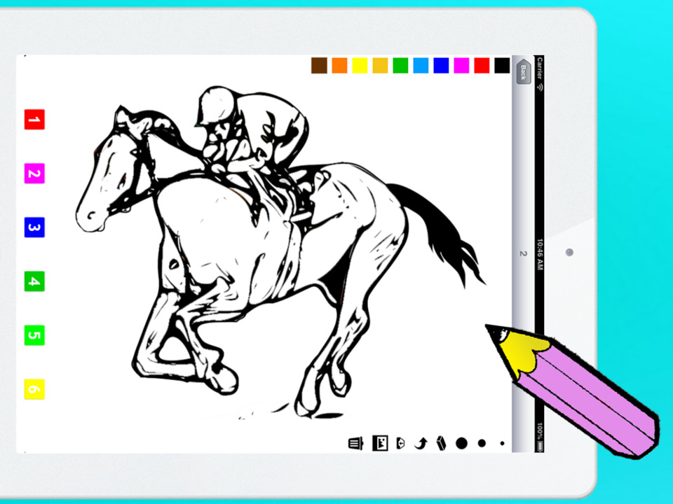 960x720 A Coloring Book Of Horses For Children Learn To Draw And Color