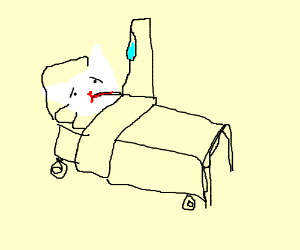300x250 Sick Cat In Hospital Bed