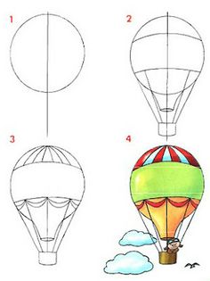 236x315 Hot Air Balloon Printable Digital Images From Birds Cards