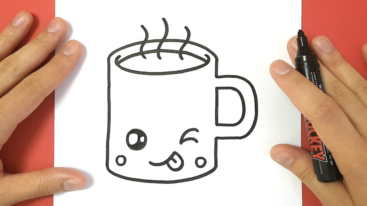 1280x720 How To Draw A Hot Chocolate Cup Cute And Easy