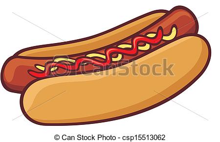 450x290 Hot Dog Clip Art Vector