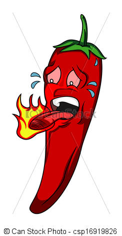 244x470 Hot Chili Peppers Vector Illustration