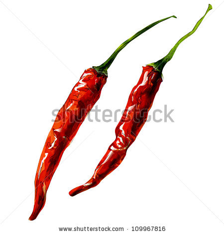 450x470 Watercolor Paintings Of Red Hot Peppers Chili Pepper. Watercolor