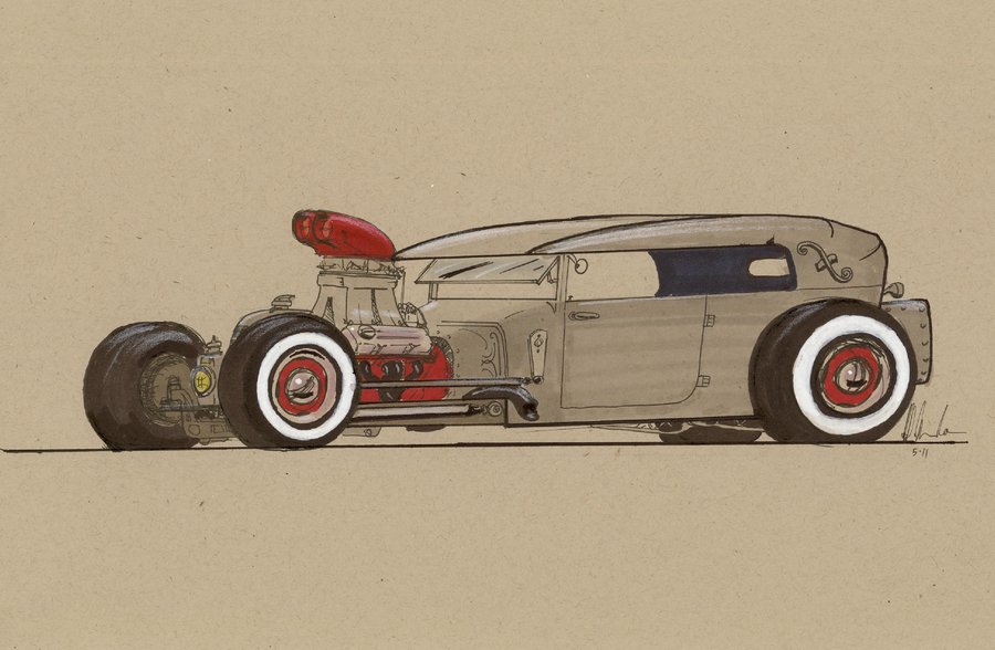 900x588 Rat Rod Tunnelram By Jepray