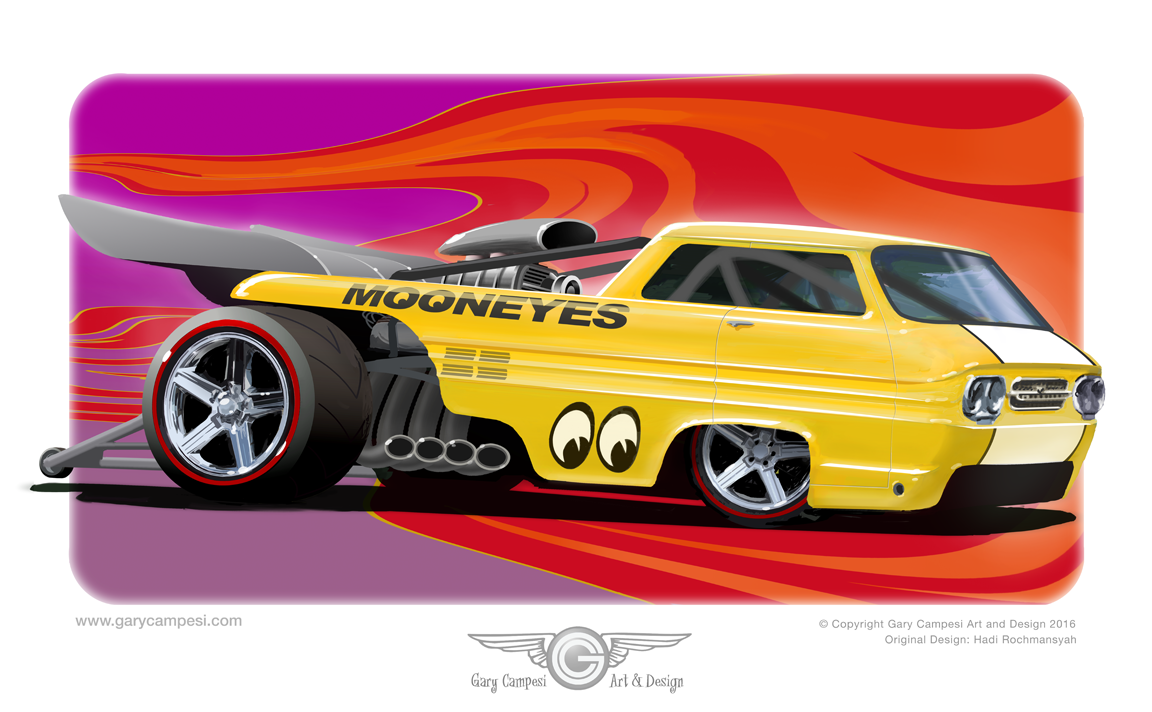 1152x712 A Rendering Of One Of My Friends Custom Built Hot Wheels Cars
