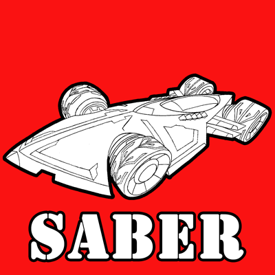 400x400 How To Draw The Saber From Hot Wheels Battle Force 5 With Easy