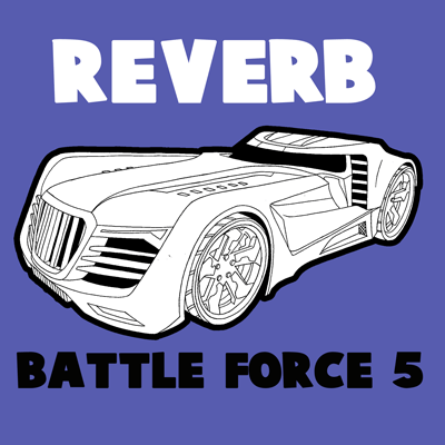 400x400 How To Draw The Reverb From Hot Wheels' Battle Force 5 With Easy