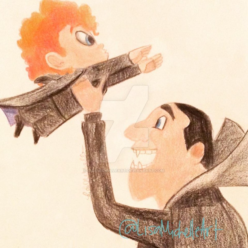 800x800 Hotel Transylvania 2 Dracula And Dennis By Lisamichelleart