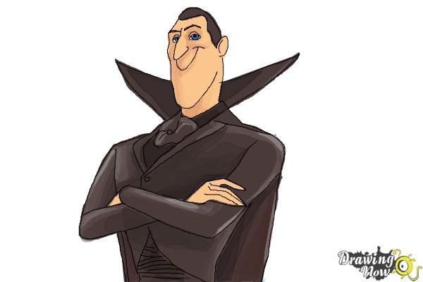 600x400 How To Draw Dracula From Hotel Transylvania 2