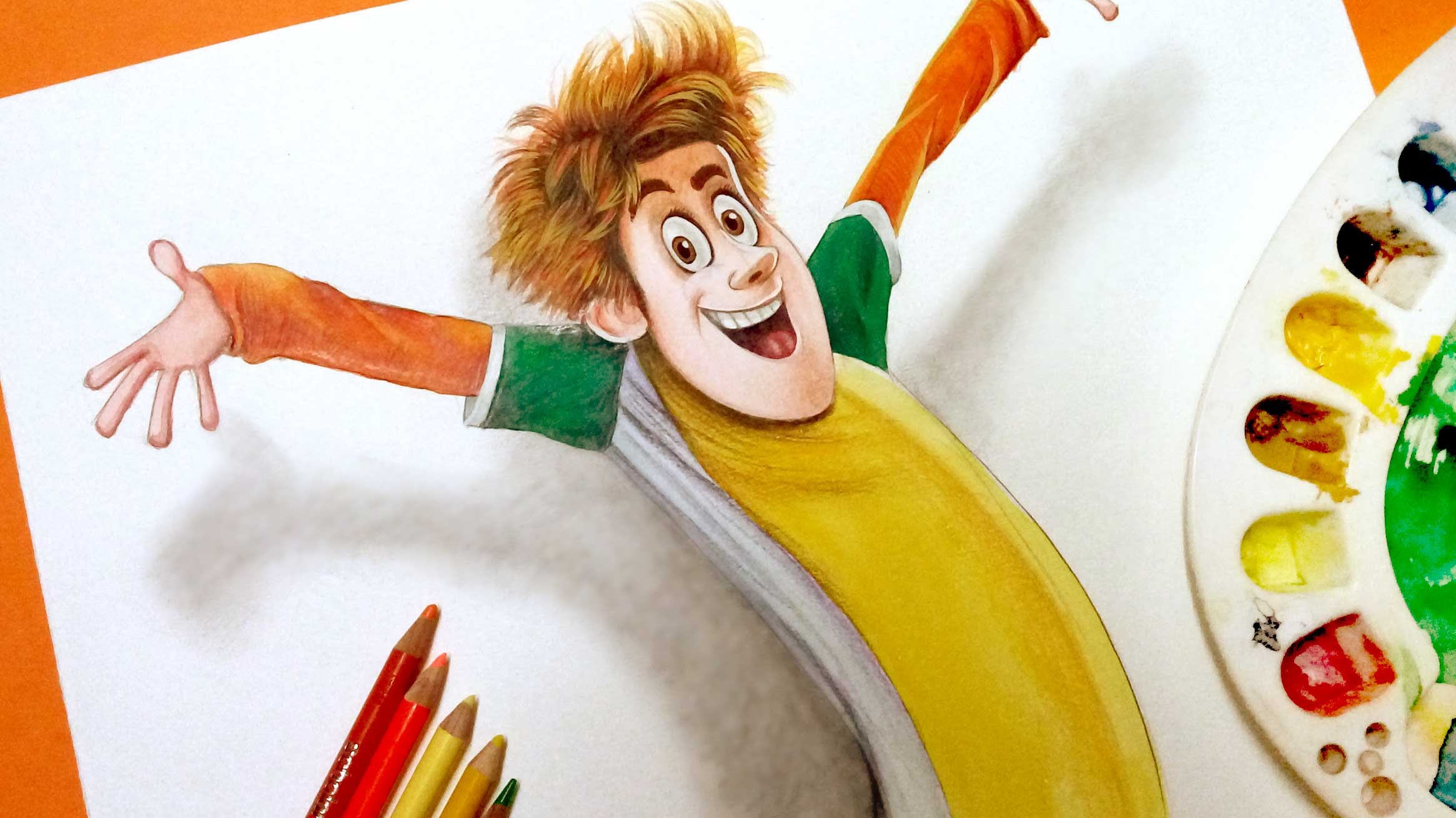 2331x1311 How To Draw Jonathan From Hotel Transylvania