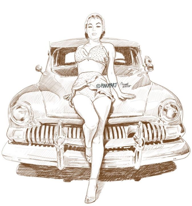 674x720 Study For Hot Rod