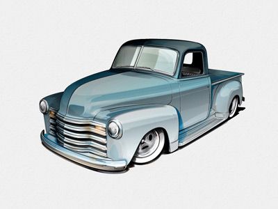 400x300 Tutorial Learning To Draw Hot Rod Trucks Car Art