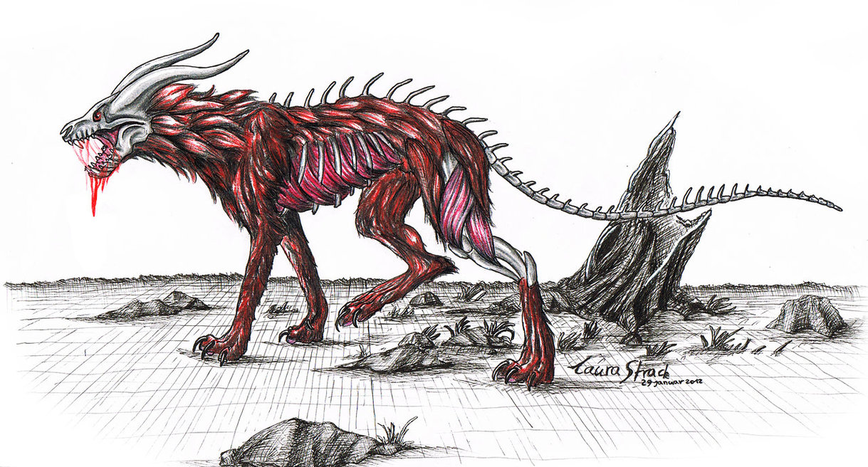 1219x656 Hell Hound By Laynas