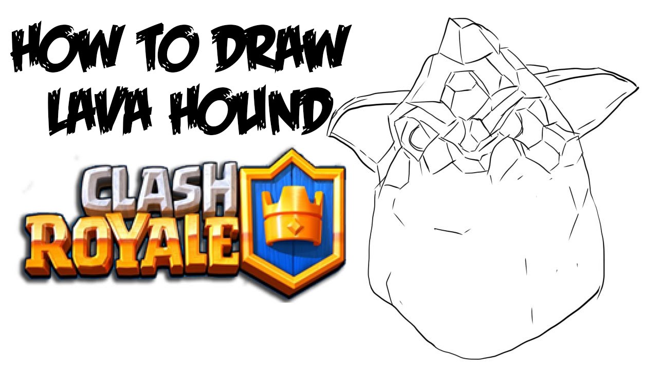 1280x720 How To Draw Lava Hound (Clash Royale)