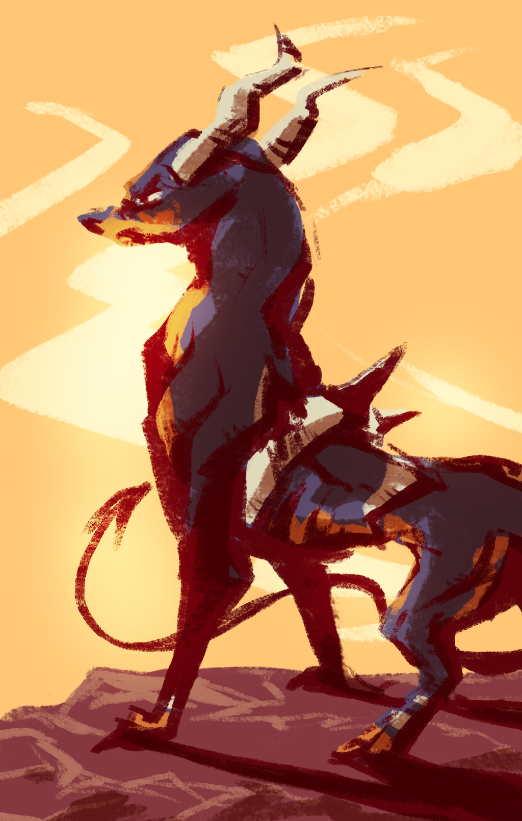 1024x1610 Mega Houndoom By Bedupolker