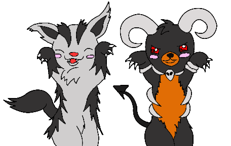 456x289 Mightyena And Houndoom By Alexisrendell