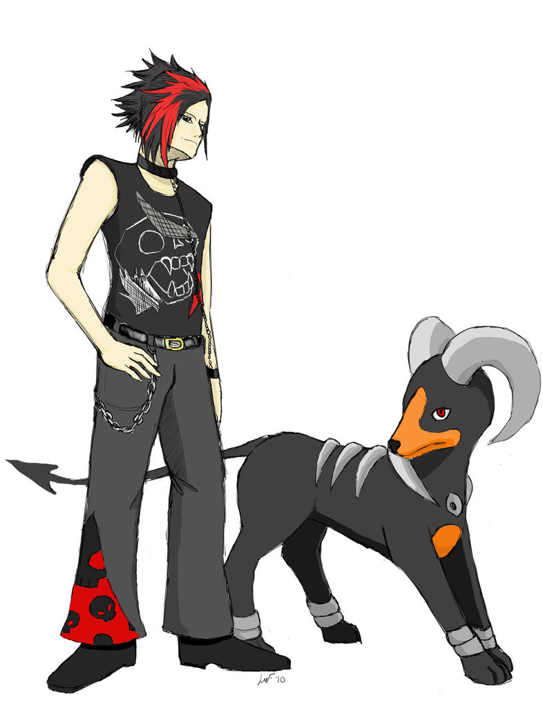 786x1017 Yu And Houndoom By Kelpiebreeder
