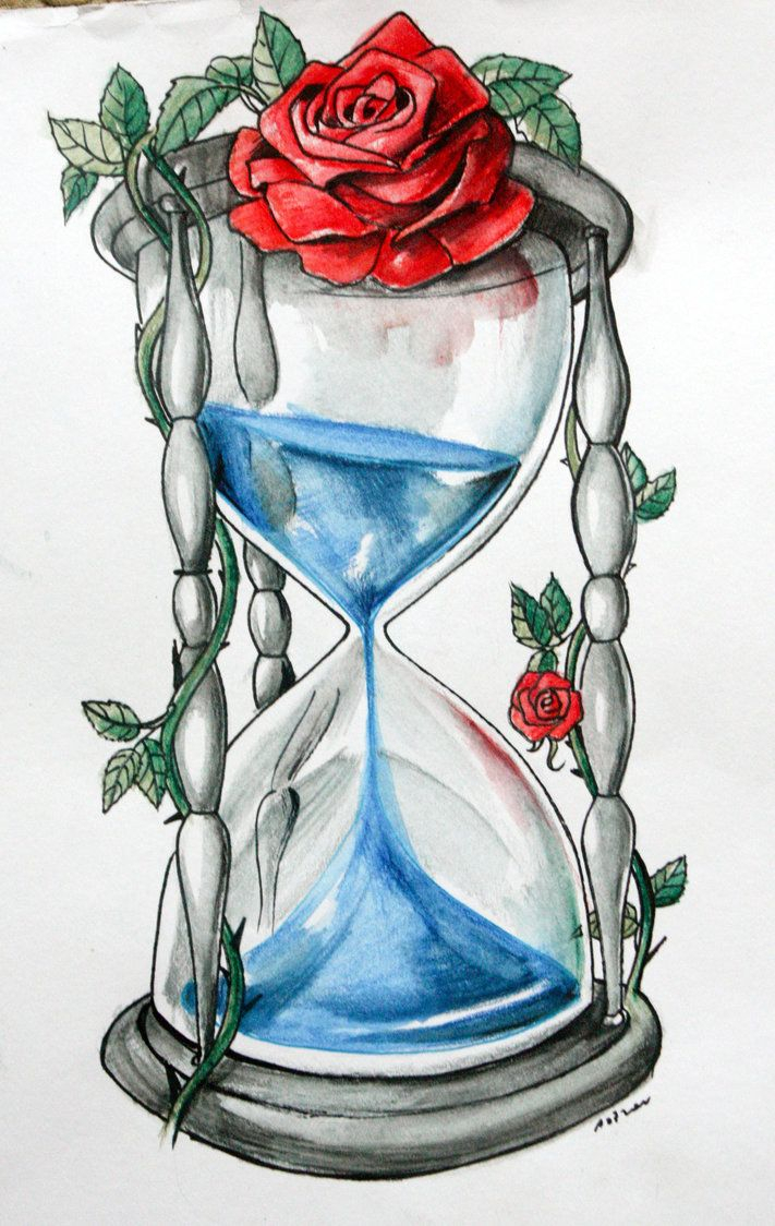 711x1124 Rose Tattoo Sketch Colour Trending Hourglass Drawing Ideas