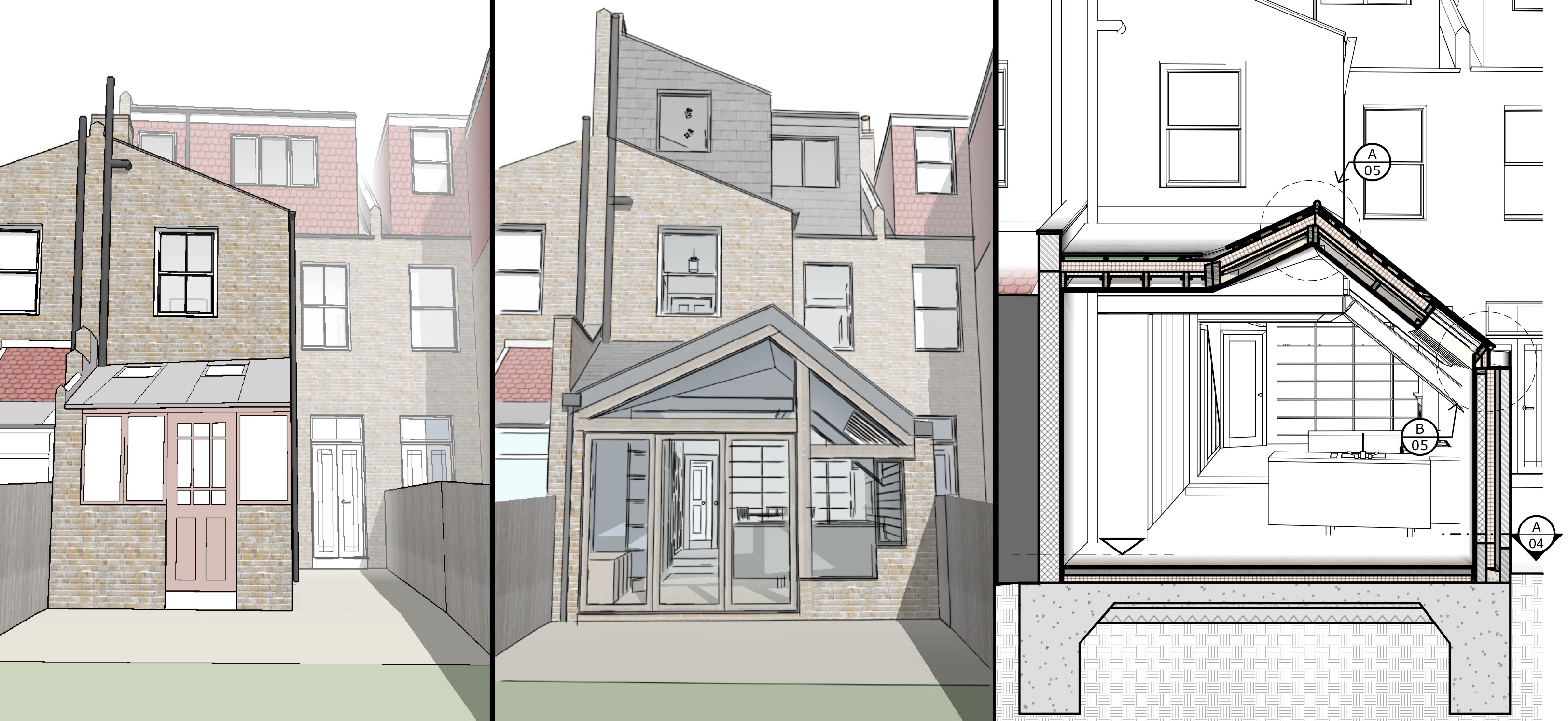 3249x1493 Tom Kaneko Design Amp Architecture Sketch, Design Build